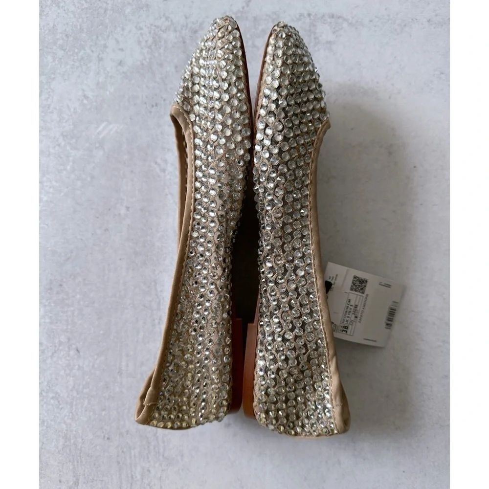 Mango Rhinestone Ballet Flats - Picture 3 of 7